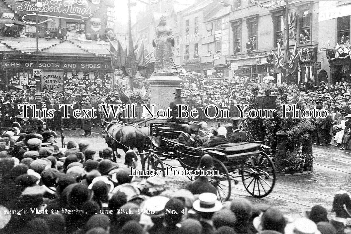 DR 2730 - Kings Visit To Derby, Derbyshire 1906