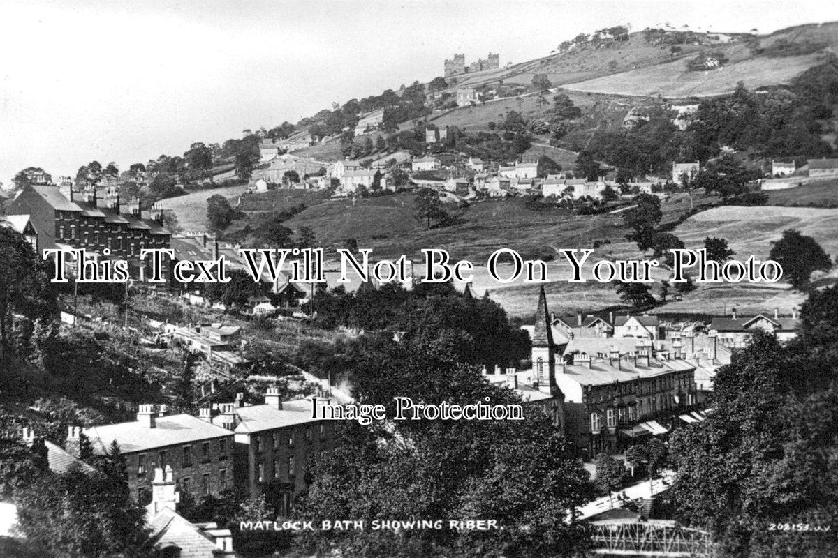 DR 3147 - Matlock Bath Showing Riber, Derbyshire