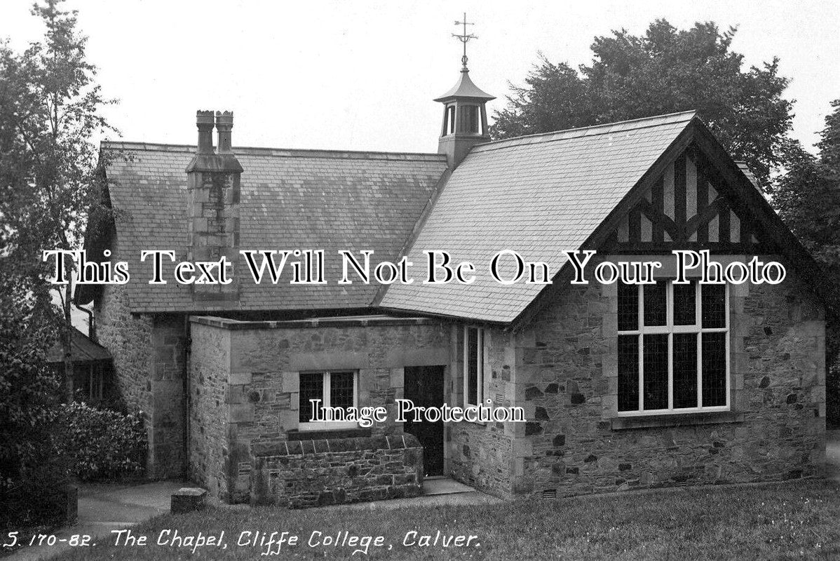 DR 3350 - The Chapel, Cliffe College, Calver, Derbyshire