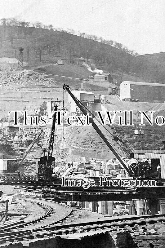 DR 3381 - Derwent Dam Construction Works, Derbyshire c1906