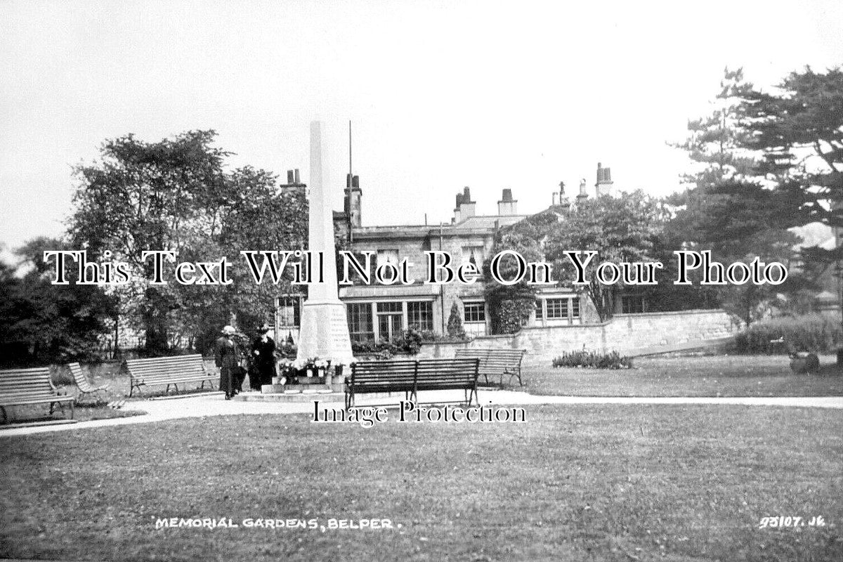 DR 3438 - Belper Memorial Gardens, Derbyshire