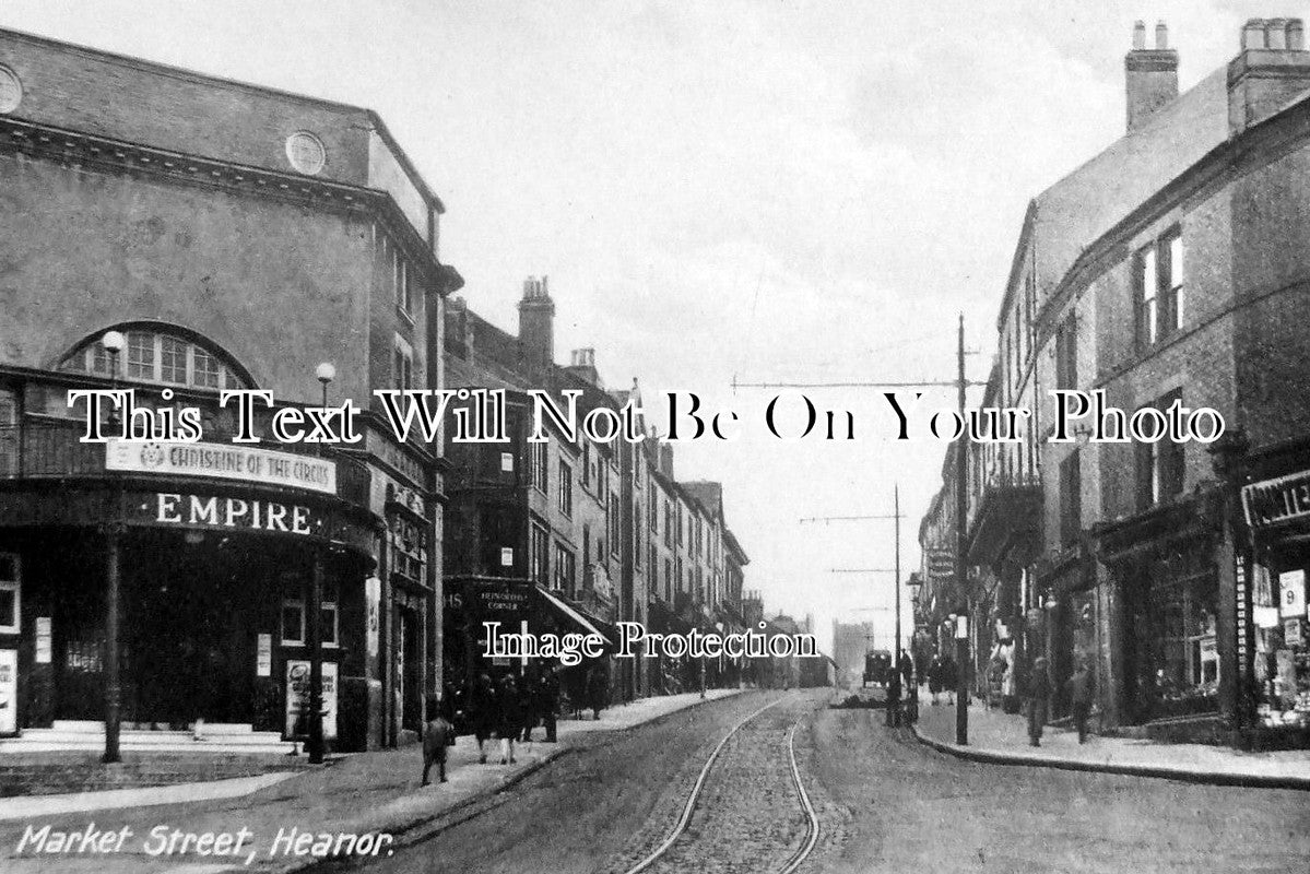 DR 664 - Empire & Market Street, Heanor, Derbyshire c1935