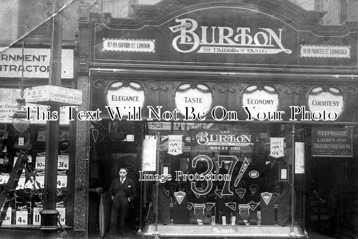 DU 1590 Burton Tailors Shop Front South Shields County Durham