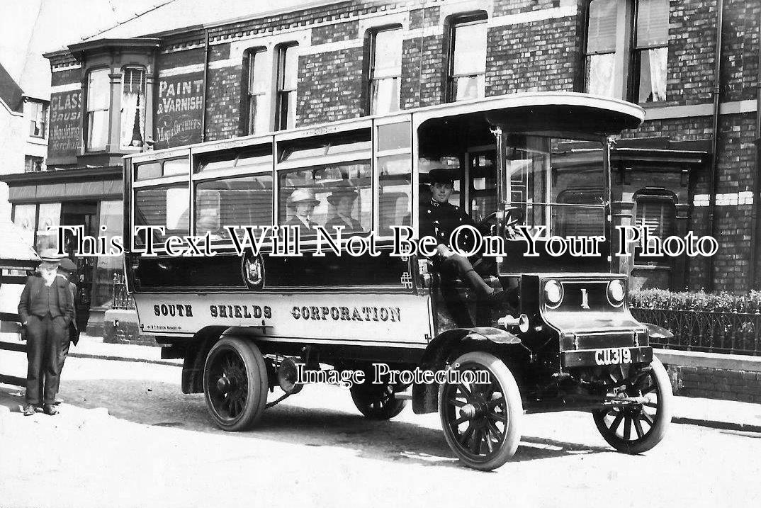 DU 168 - South Shields Corporation Transport Motor Bus, County Durham