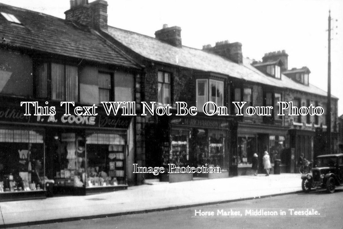 DU 189 - Horse Market, Middleton In Teesday, Durham c1940