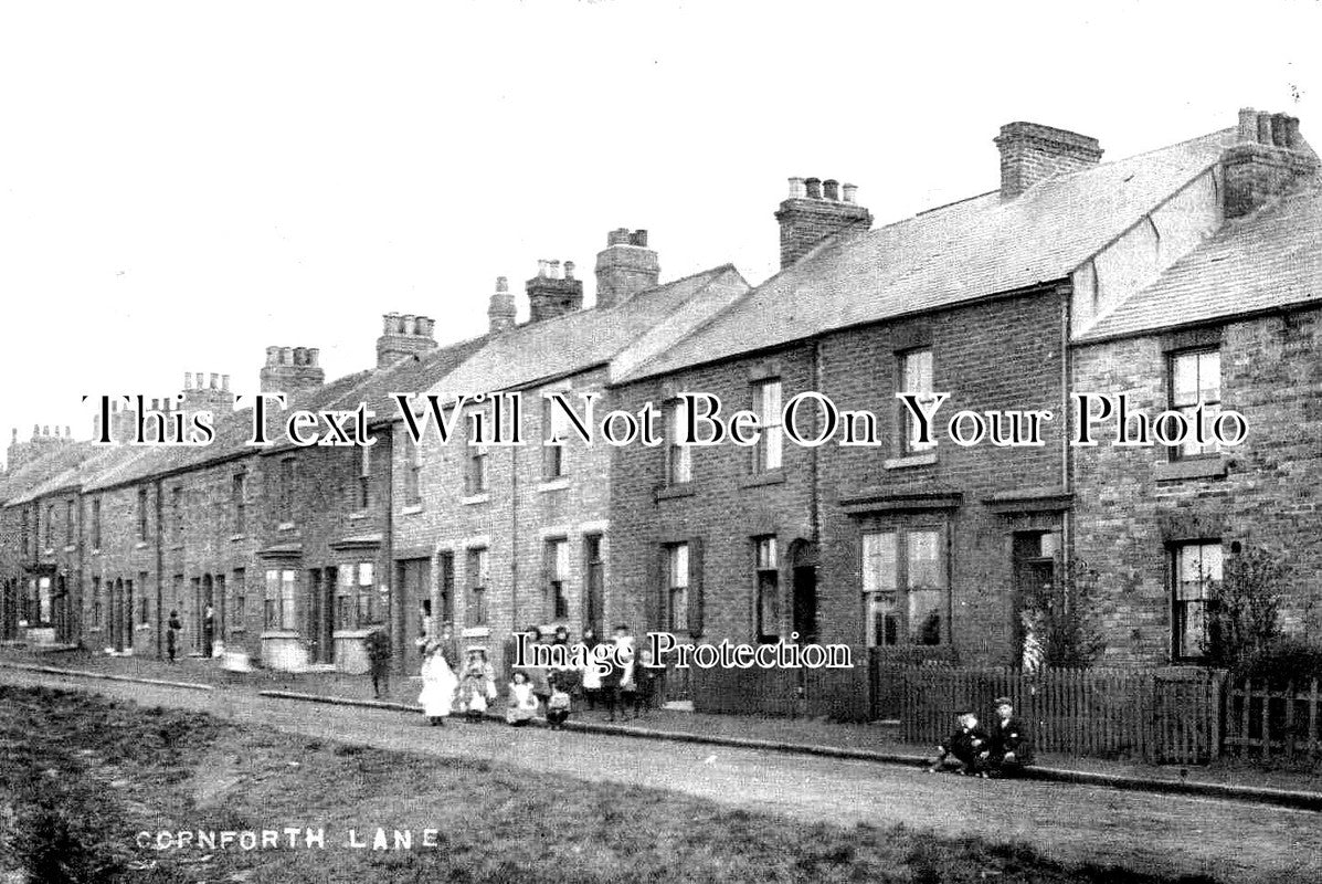 DU 2081 - Cornforth Lane, Coxhoe, County Durham c1905