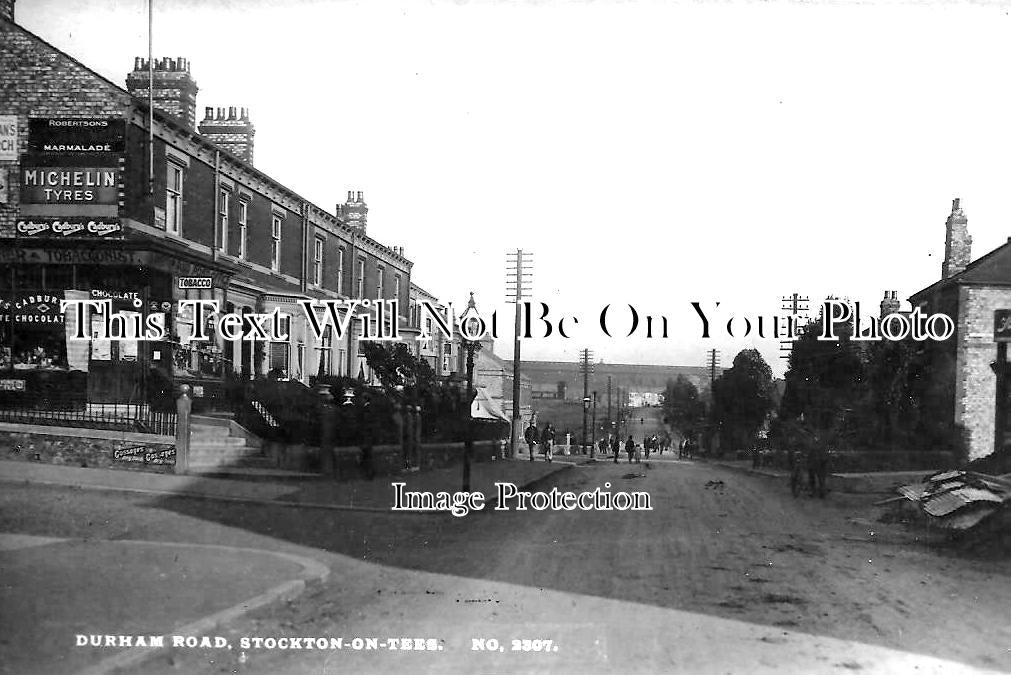 DU 2124 - Durham Road, Stockton On Tees, County Durham c1928