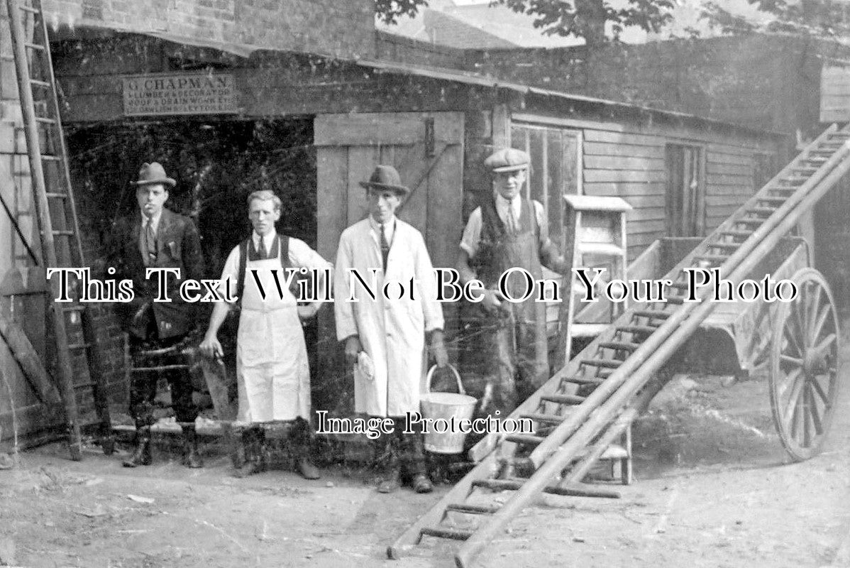 ES 2215 - G Chapman Plumber & Decorator, Dawlish Road, Leyton, Essex