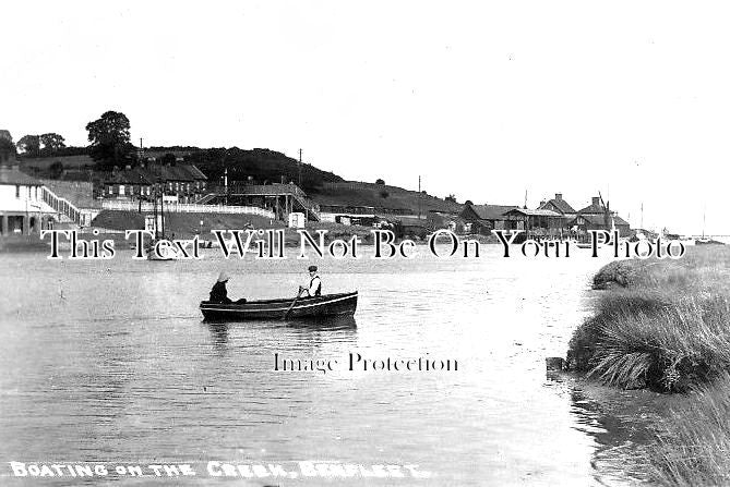 ES 2787 - Boating On The Creek, Benfleet, Essex c1927