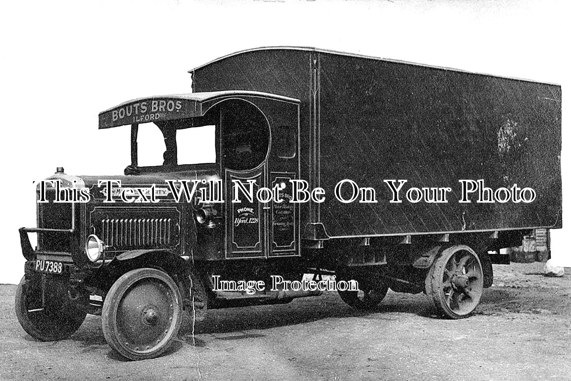 ES 3311 - Bouts Bros Lorry, Ilford, Essex