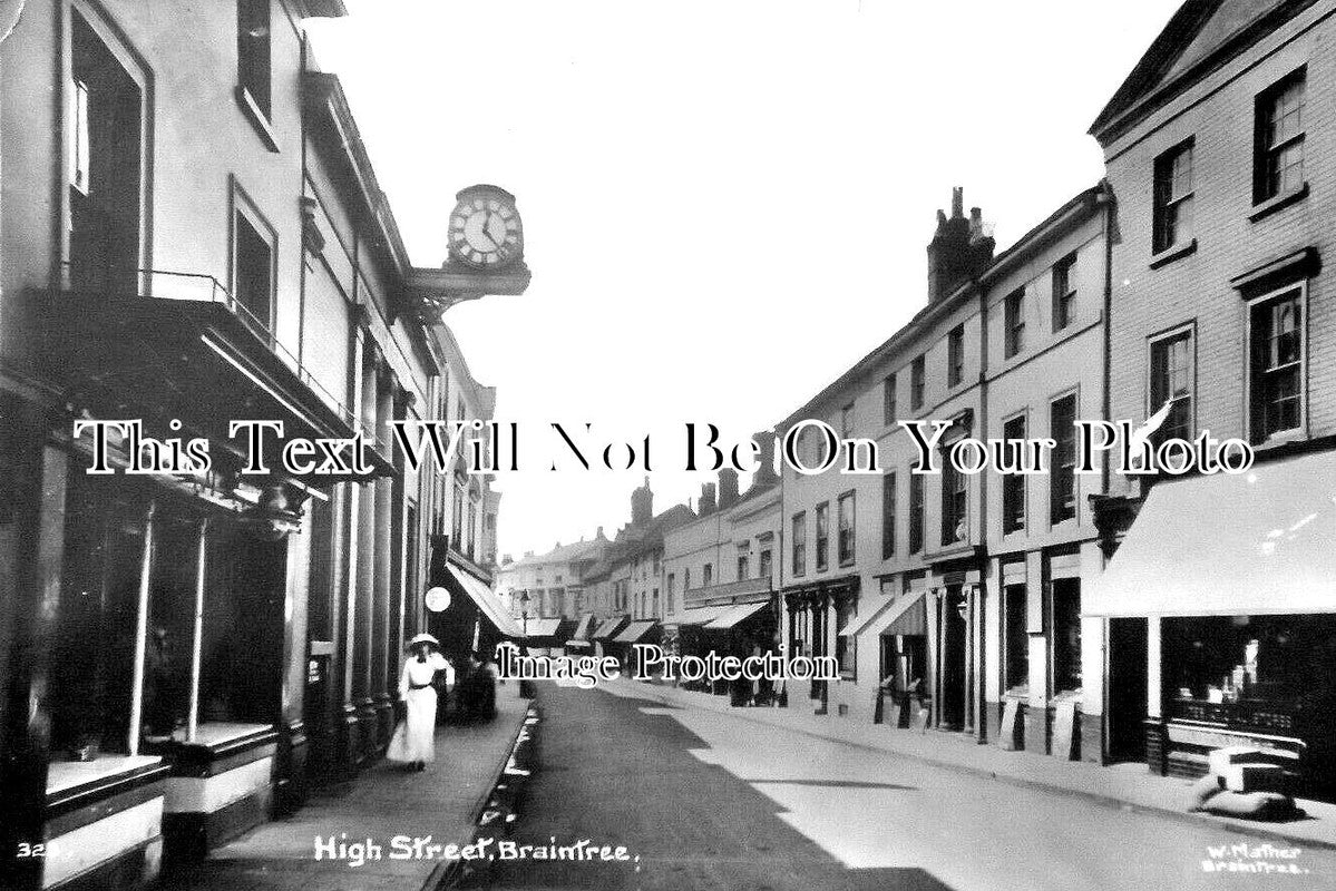 ES 3584 - High Street, Braintree, Essex c1915