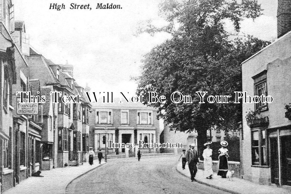 ES 3585 - High Street, Maldon, Essex c1914