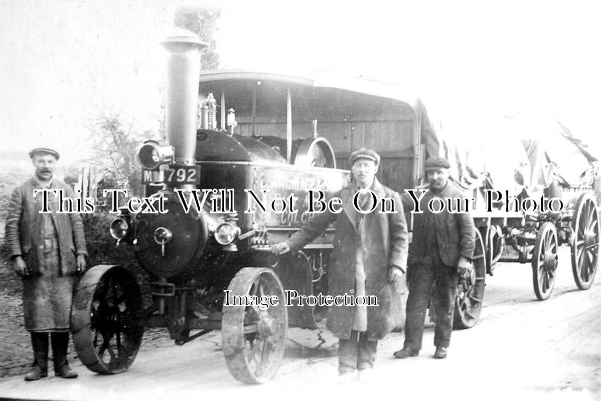 ES 3613 - Marriage Son Steam Lorry, East Mill, Colchester, Essex c1916