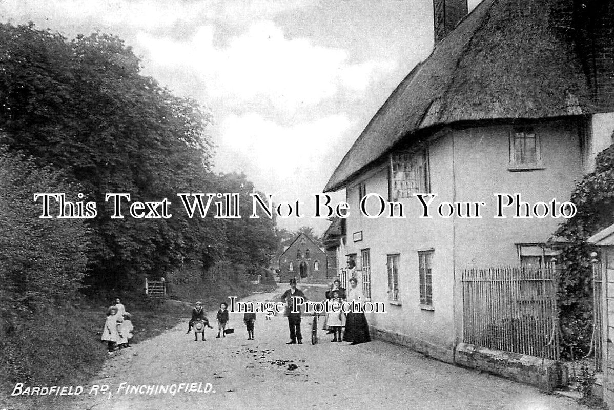 ES 3632 - Bardfield Road, Finchingfield, Essex c1910