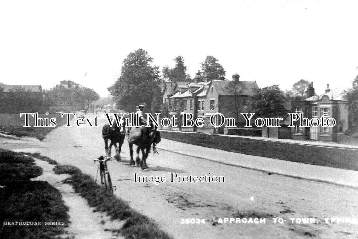 ES 3656 - Approach To Town, Epping, Essex