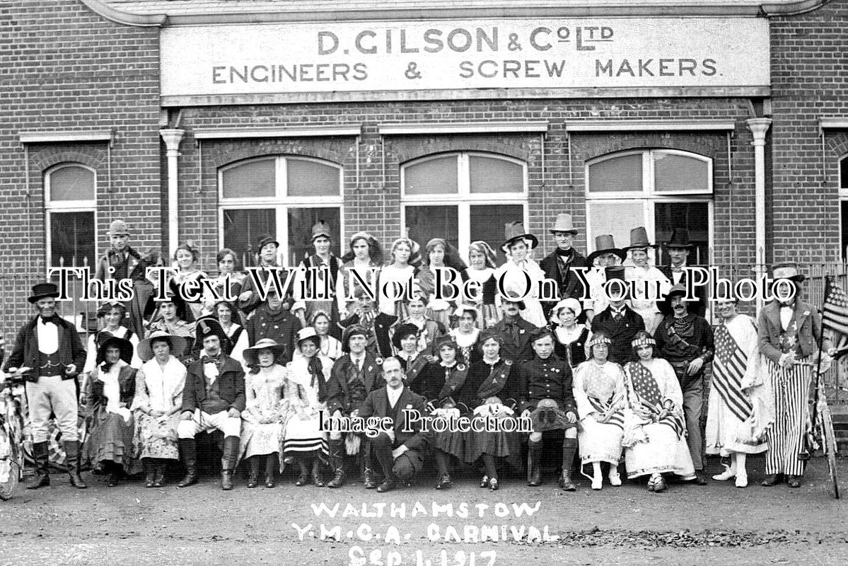 ES 3890 - Walthamstow YMCA Carnival, Gilson, Essex c1917