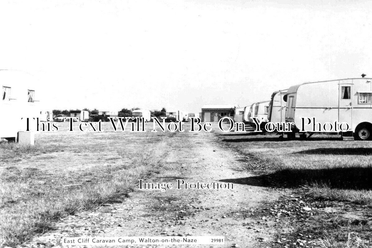 ES 4054 - East Cliff Caravan Camp, Walton On The Naze, Essex c1962