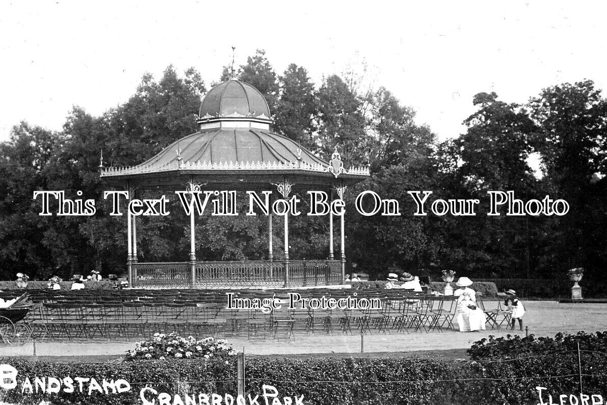 ES 4074 - Bandstand, Cranbrook Park, Ilford, Essex