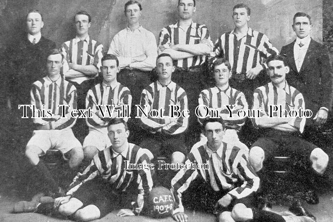 ES 4083 - Clacton Albion Football Club Team, Essex 1907-08
