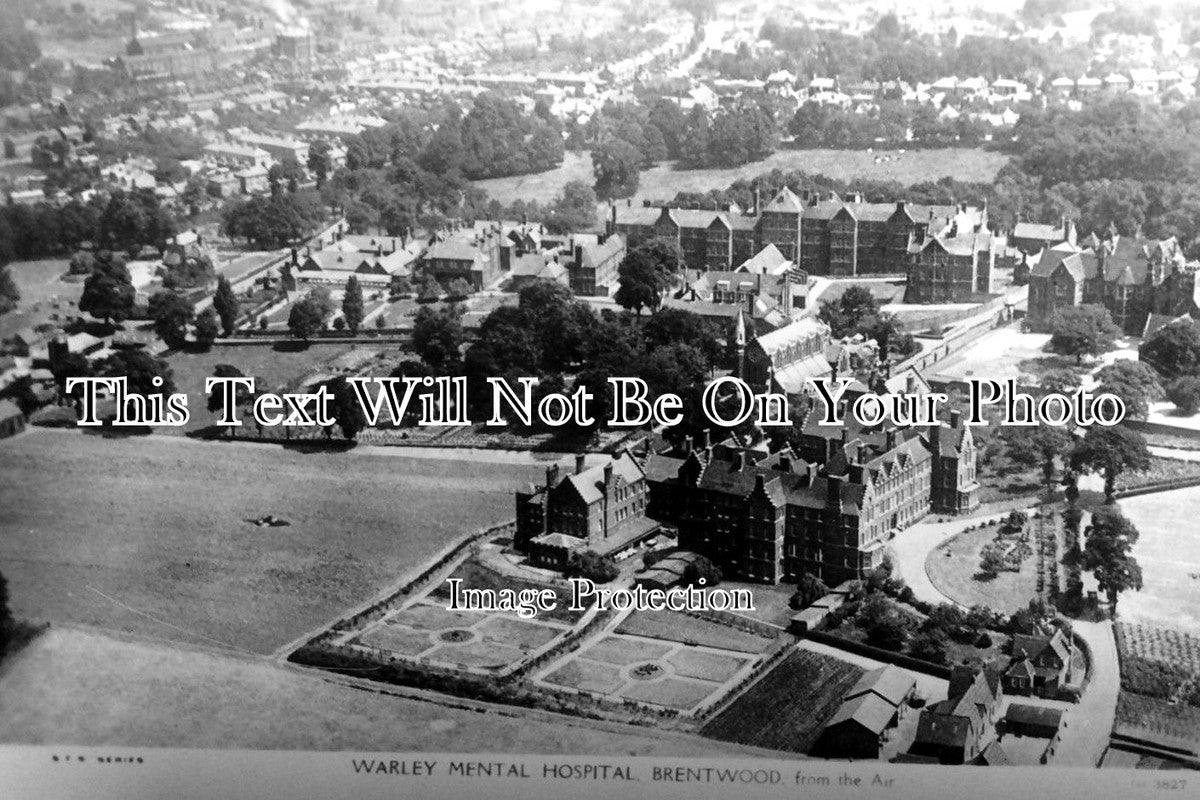 ES 454 - Aerial View Of Warley Mental Hospital, Brentwood, Essex