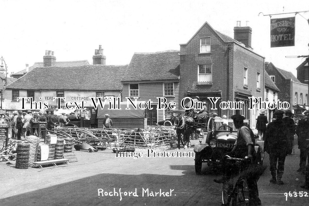 ES 5504 - The Kings Head & Hotel & Market, Rochford, Essex