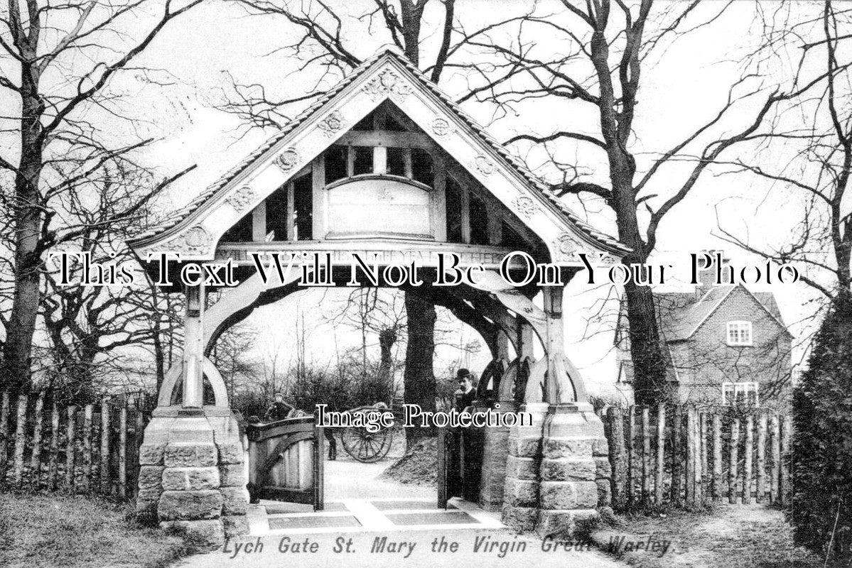 ES 6365 - Lych Gate, St Marys The Virgin Church, Great Warley, Essex