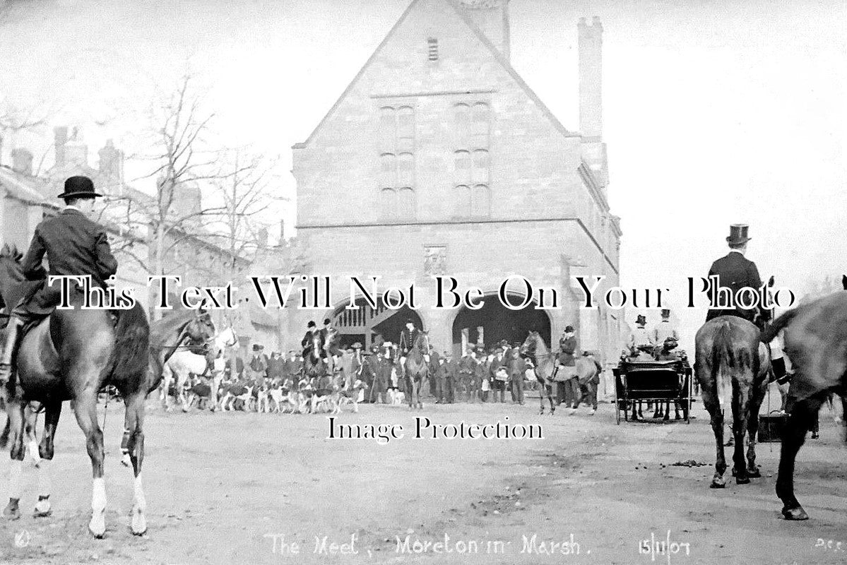 GL 1183 - The Meet, Moreton In Marsh, Gloucestershire c1907