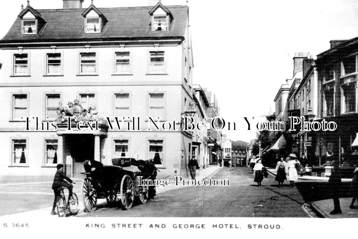 GL 1322 - King Street & George Hotel, Stroud, Gloucestershire