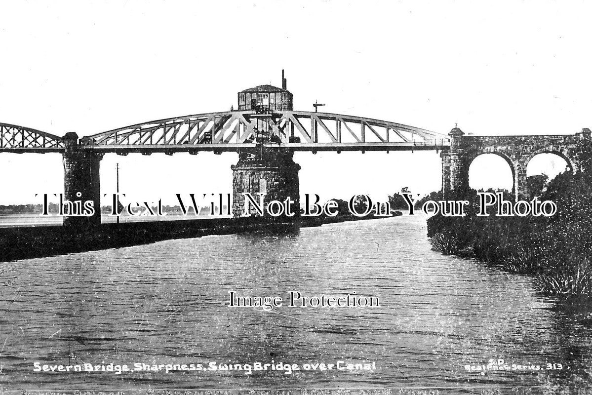 GL 1374 - Railway Swing Bridge Over Ship Canal, Sharpness, Gloucestershire