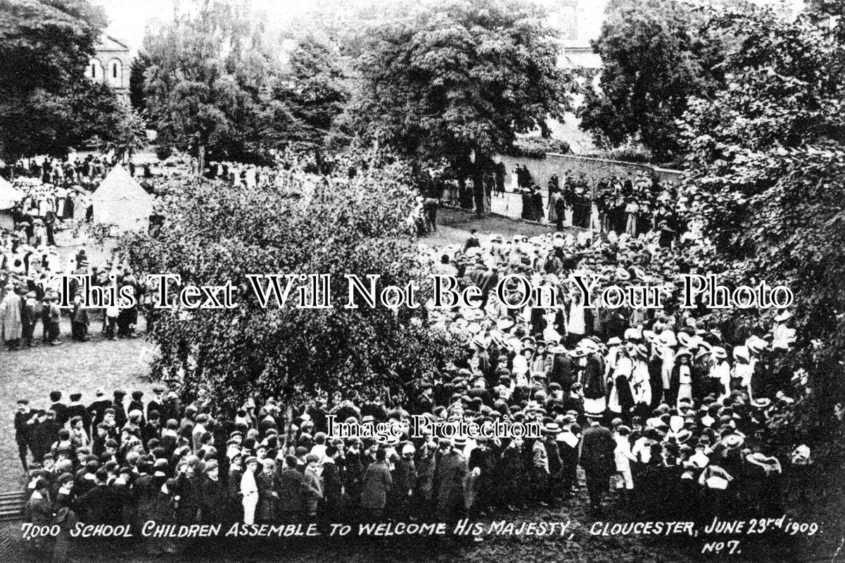 GL 1519 - Royal Visit To Gloucester, Gloucestershire 1909