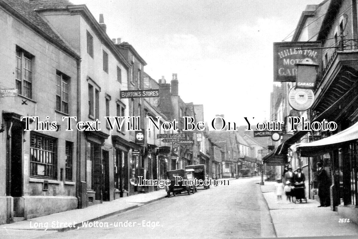 GL 1554 - Long Street, Wotton Under Edge, Gloucestershire c1939