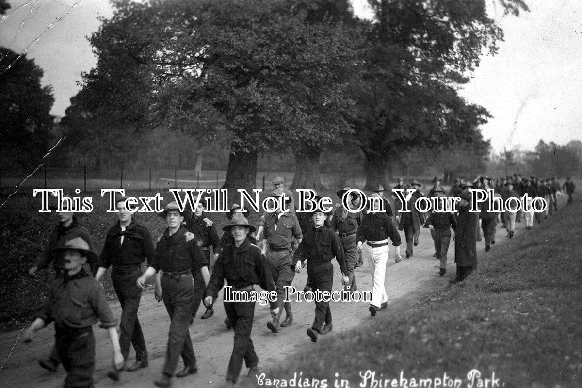 GL 162 - Canadians In Shirehampton Park, Gloucestershire