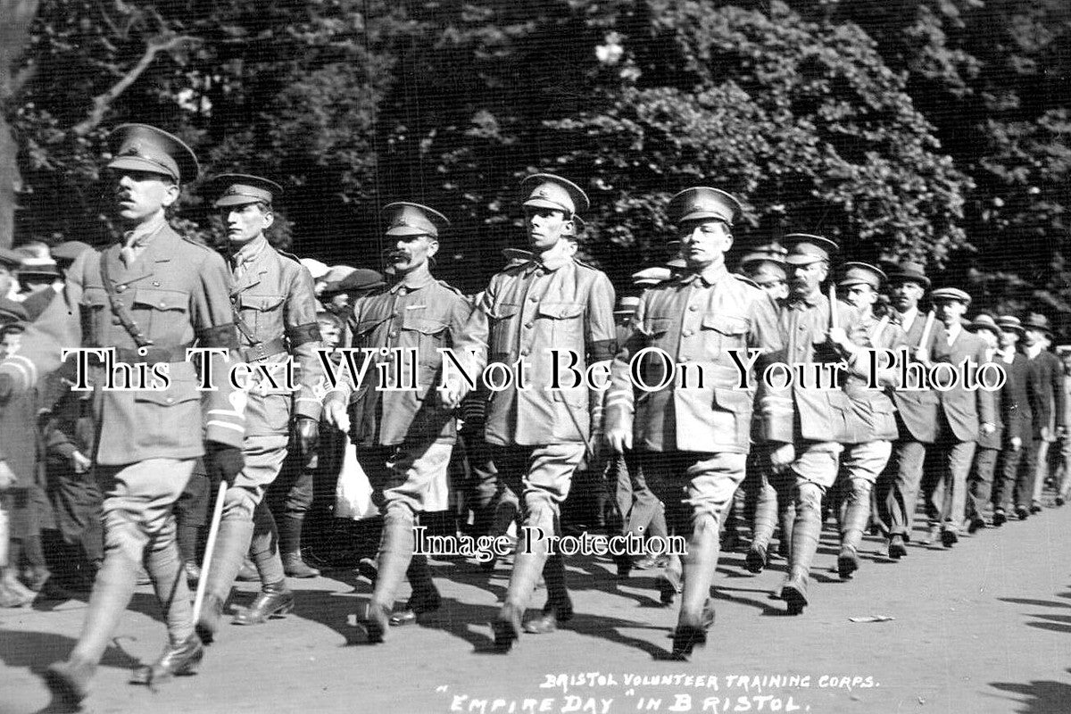 GL 1623 - Bristol Volunteer Training Corps, Empire Day, Gloucestershire
