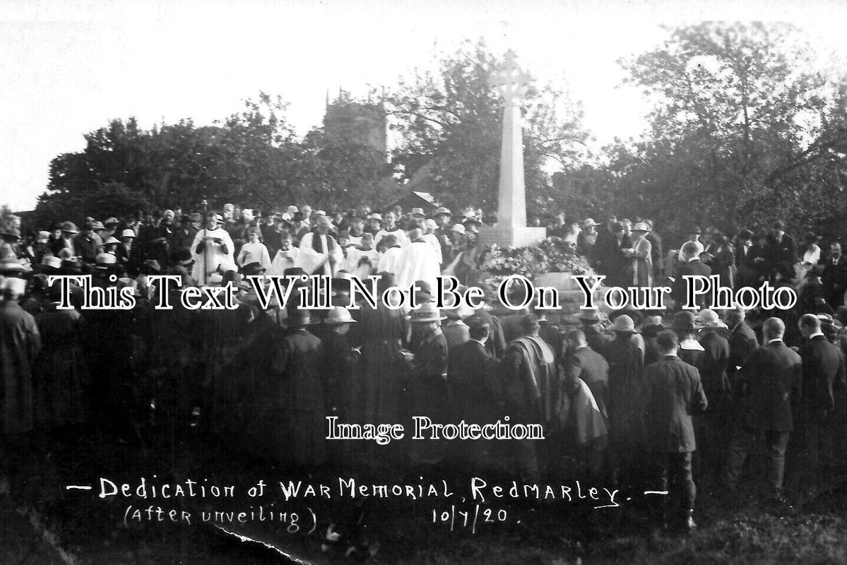GL 1764 - Dedicaton Of Redmarley War Memorial, Gloucestershire 1920