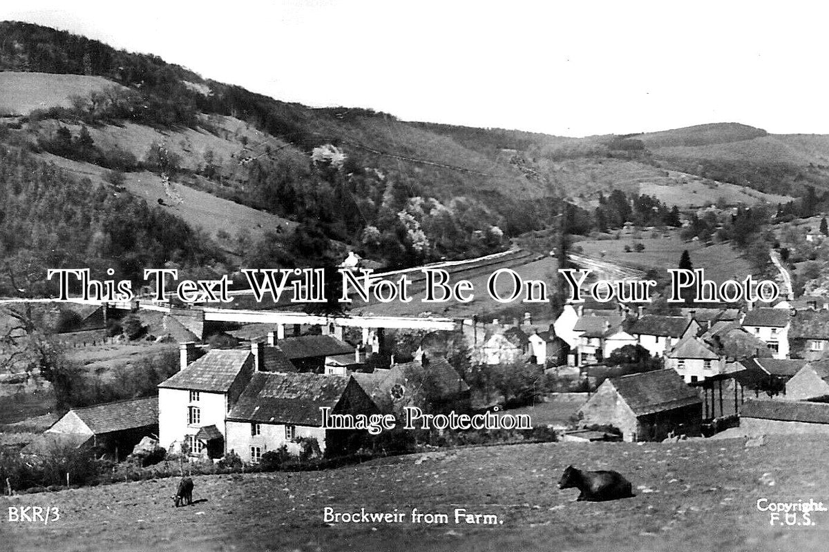 GL 1912 - The Wye Valley, Brockweir From Farm, Gloucestershire