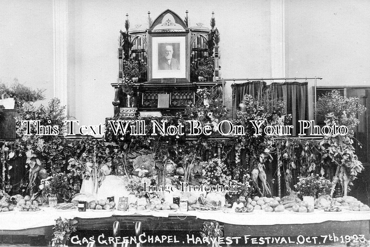 GL 1953 - Gas Green Chapel Harvest Festival, Gloucestershire 1923