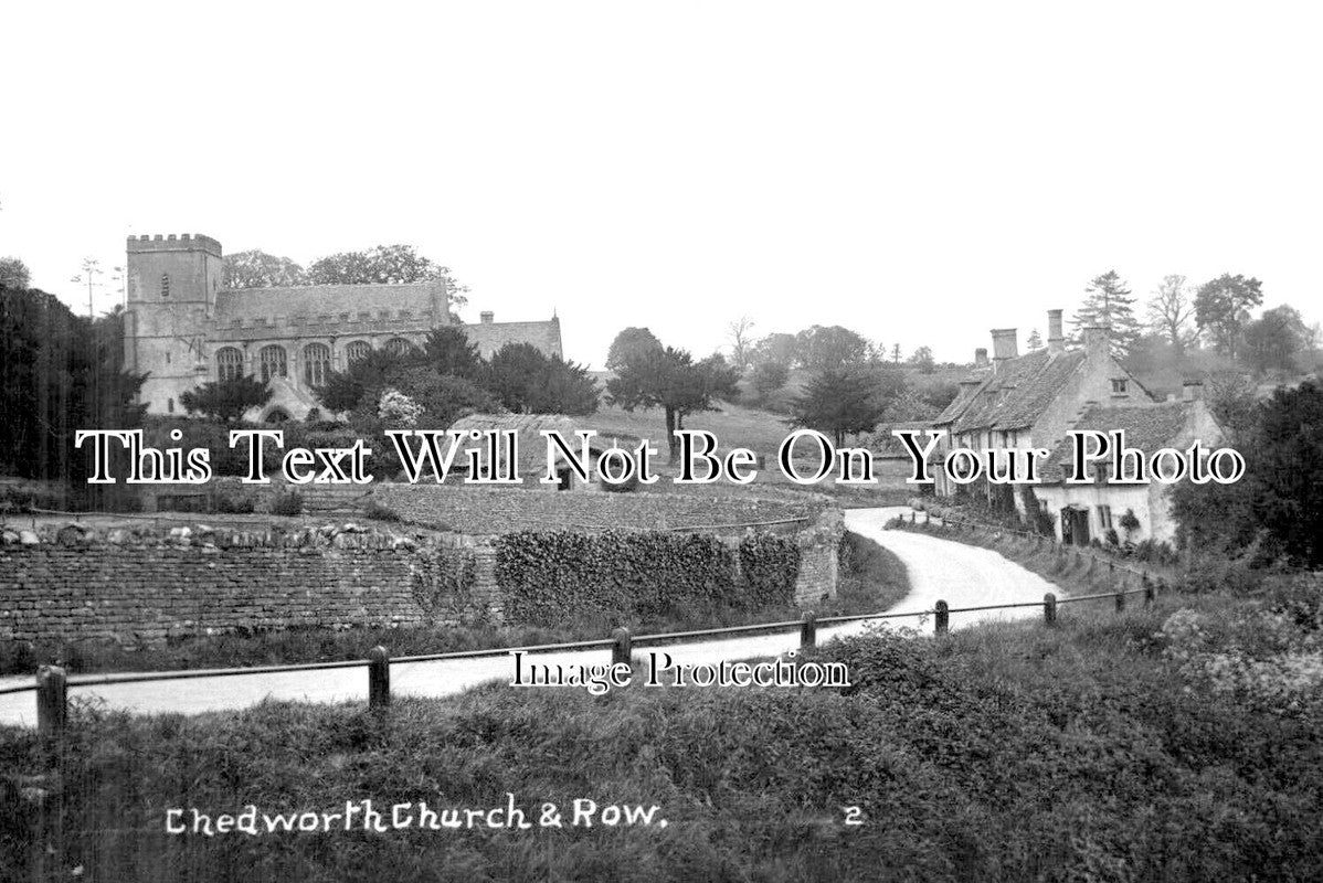 GL 2066 - Chedworth Church & Row, Gloucestershire