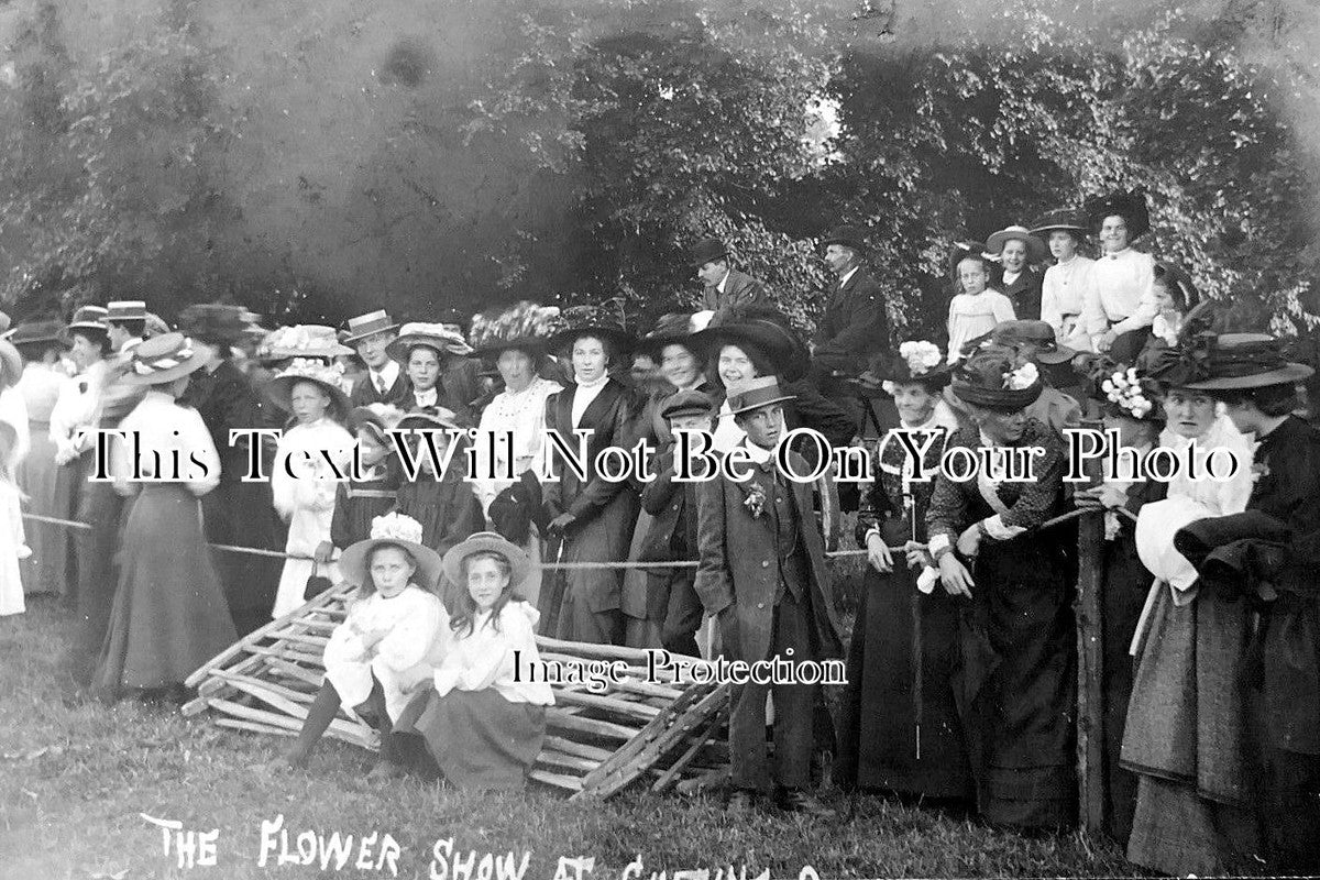 GL 2237 - The Flower Show, Guiting Power, Gloucestershire c1912