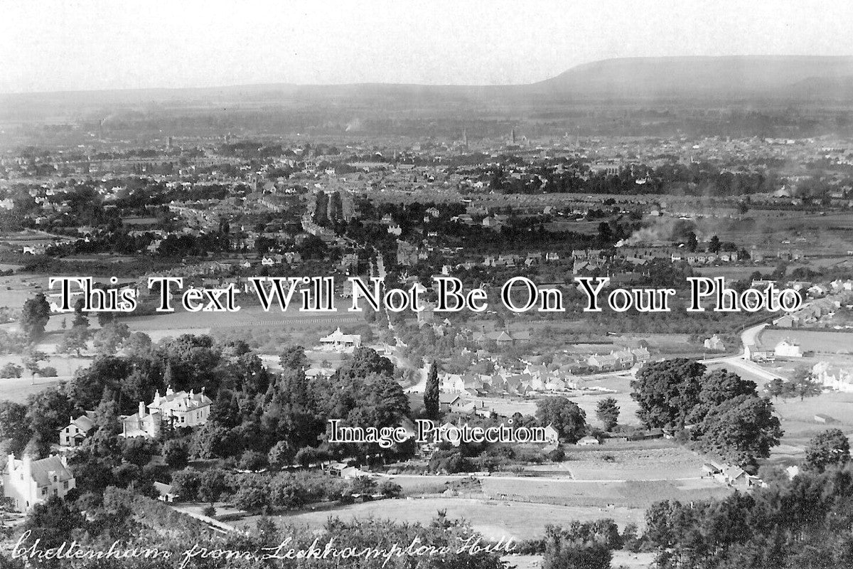 GL 2260 - Cheltenham From Leckhampton Hill, Gloucestershire