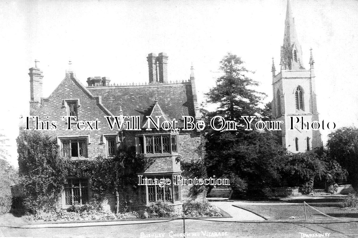 GL 2295 - Bushley Church & Vicarage, Gloucestershire