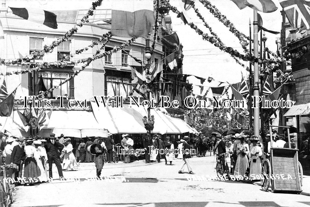 HA 1303 - Palmerston Road, Southsea, Hampshire c1911