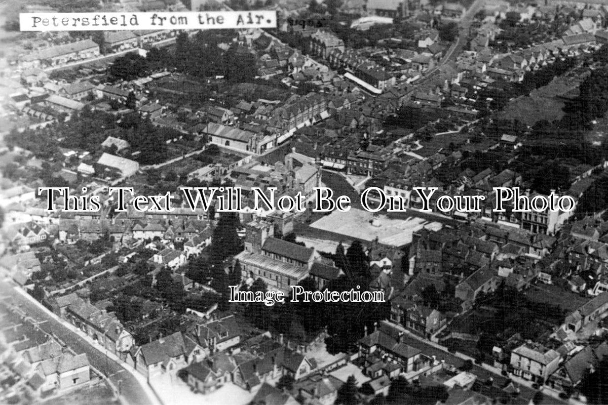HA 1317 - Petersfield From The Air, Hampshire