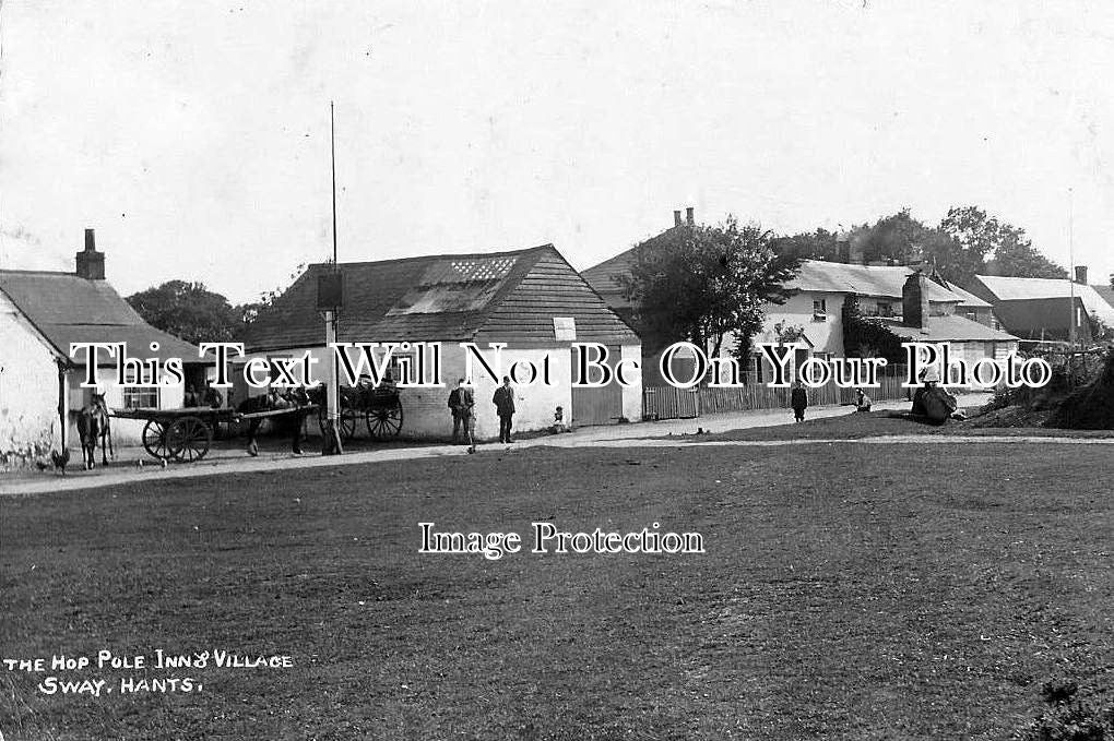 HA 170 - Hop Pole Inn Pub, Sway, Hampshire c1907