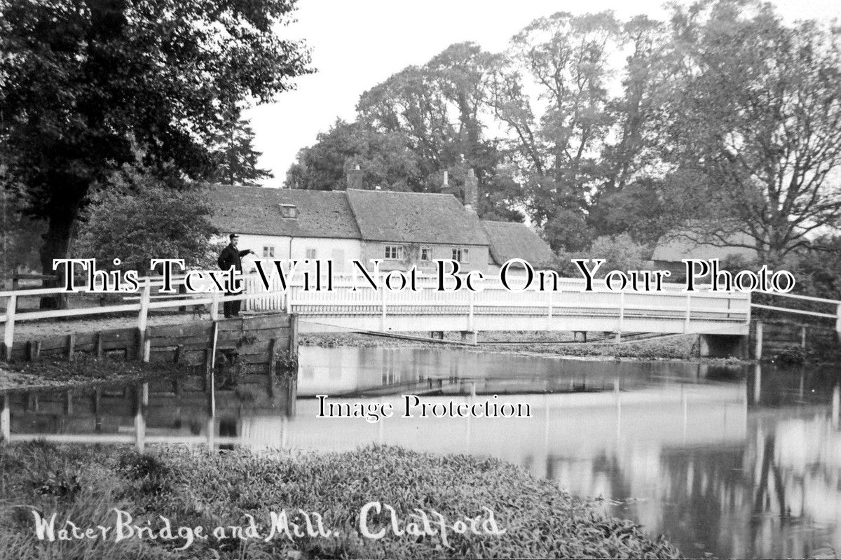 HA 1738 - Clatford Water Bridge & Mill, Andover, Hampshire