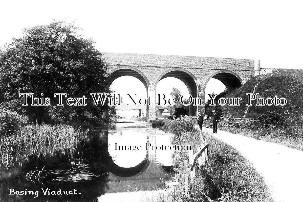 HA 1925 - Basing Viaduct, River Lodden, Basingstoke, Hampshire c1905