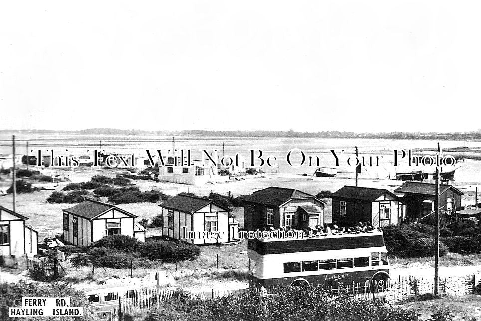 HA 1978 - Ferry Road, Hayling Island, Hampshire c1955