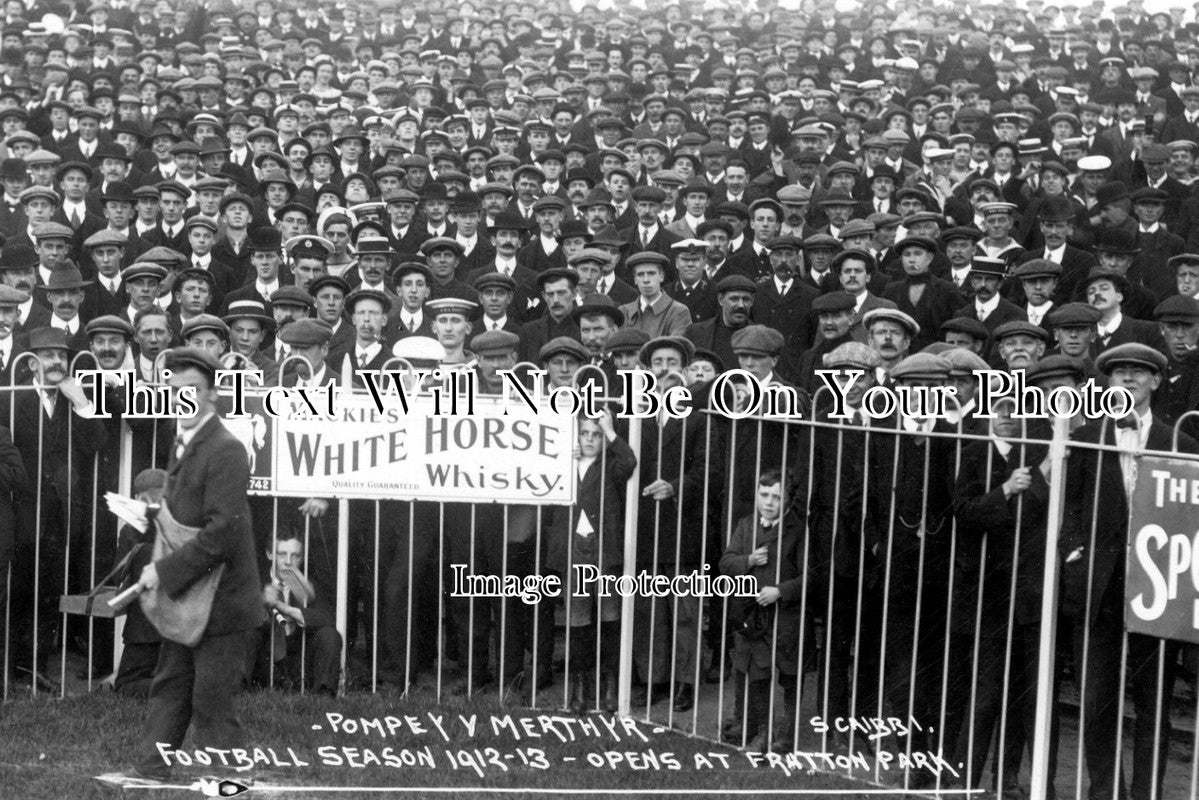 HA 1998 - Portsmouth V Merthyr Fratton Park Football Ground, Hampshire 1912