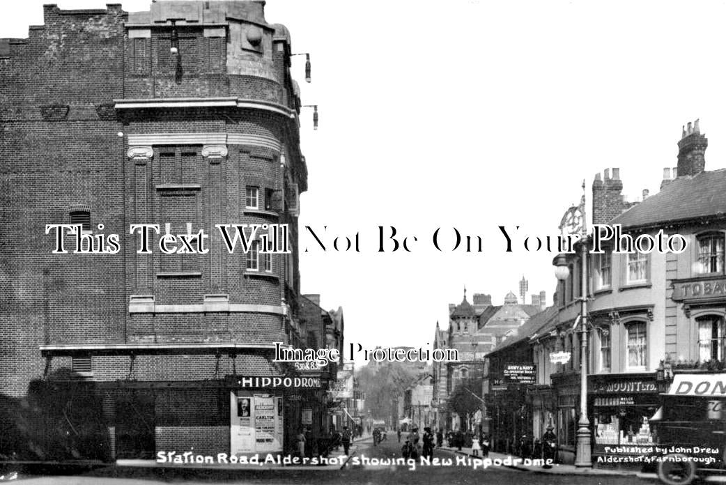 HA 2190 - New Hippodrome Theatre, Station Road, Aldershot, Hampshire c1915
