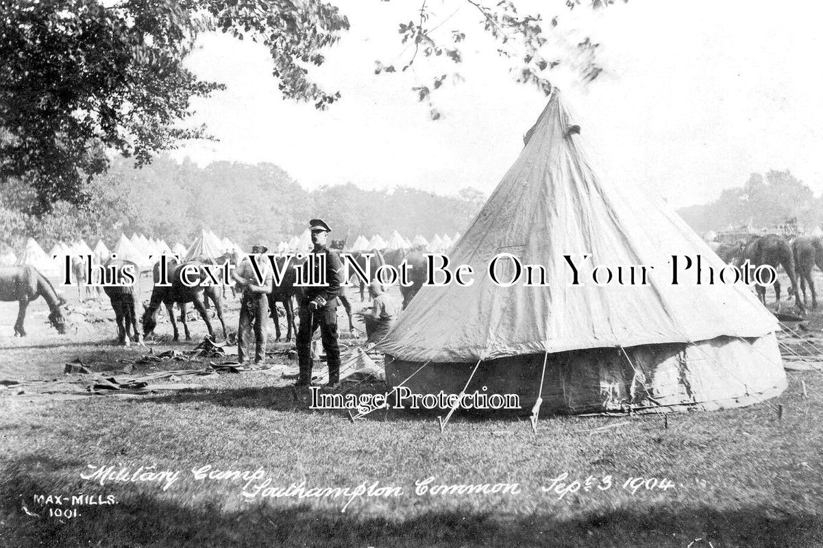 HA 2291 - Southampton Common Military Camp, Hampshire 1904