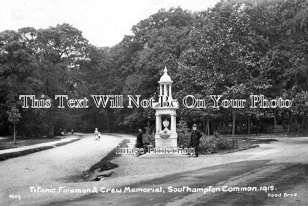 HA 2309 - Titanic Fireman & Crew Memorial, Southampton, Hampshire 1915